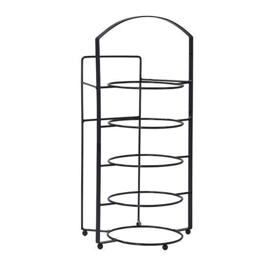 Dish Storage Rack Multi-Layer Design Large Capacity Rustproof Corrosion Resistant Kitchen Countertop Storage Holder Food Preparation Rack