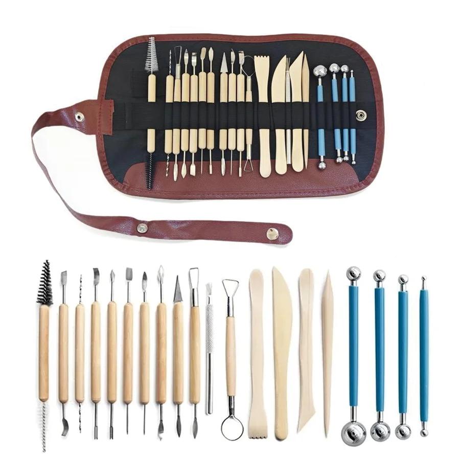 8-61PCS Pottery Tool Set - Ceramic Clay Sculpting & Carving Kit for Art Craft & Modeling