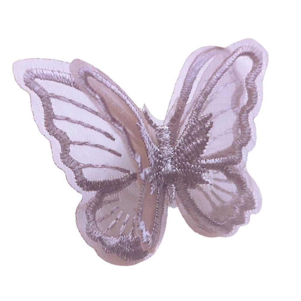 20 шт. бабочка из шифона Dreamy 6 см швейные ремесла украшения дизайн одежды материалы