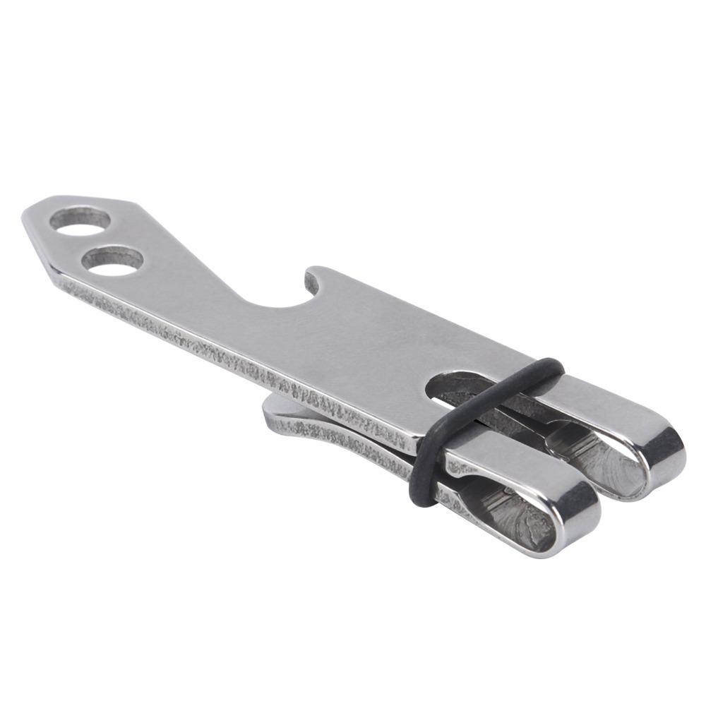With Rubber Ring Money Pocket Clip Double-Sided Belt Clip Durable Suspension Belt Clip Camping