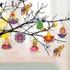 Модные DIY Подвески на дверь для Дивали Бумажные Счастливого Дивали Предметы для украшения стен Подвесной орнамент Дивали Фестиваль Дипавали