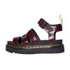 Dr. Martens Vintage Roman Style Platform Hollow Out Roman Sandals Women Sandals Cherry-Red 23807600