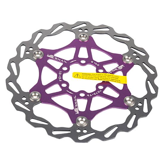 Bicycle Brake Disc Practical Heat Dissipation 6 Bolt Pattern Stainless Steel Disc Brake Rotor Outdoors Supplies