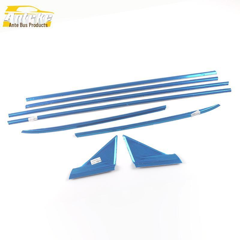 21 T55 Window Trim: Stainless Steel Anti-Scratch Glass Bright Strip Modification Accessories