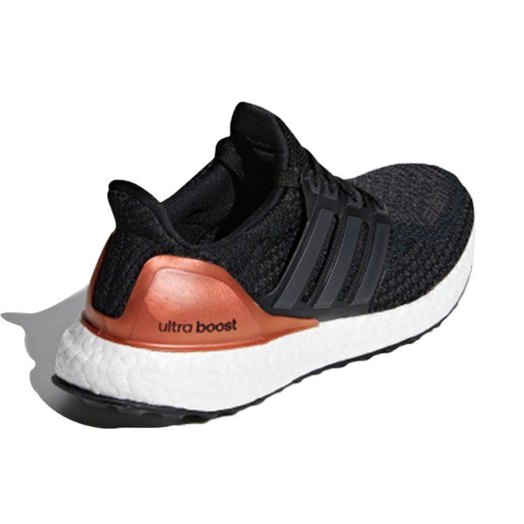 adidas ULT Ultraboost J Амортизация Низкие Детские Беговые Кроссовки Черный Медь Подростки BA9613
