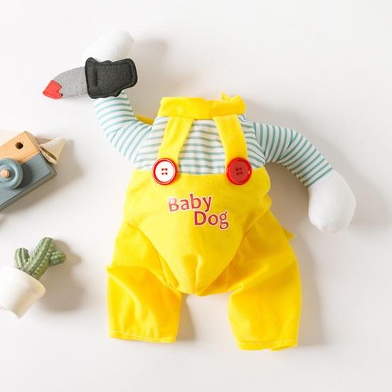 Костюм для Хэллоуина с изображением кошки, забавный наряд с регулируемыми ремнями, плюшевая одежда с креплением для ножа, костюм для косплея для домашних животных