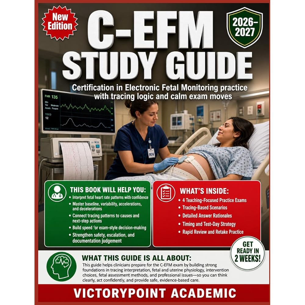 C-EFM STUDY GUIDE: Certification in Electronic Fetal Monitoring Practice with Tracing Logic and C...
