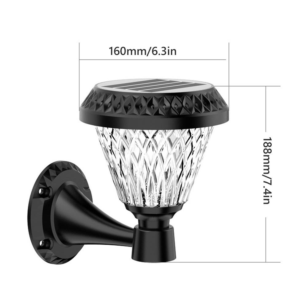 LED Lighting Outdoor Wall Light Solar Powered Staircase Light Simple Corridor Lamp  Yard Lighting