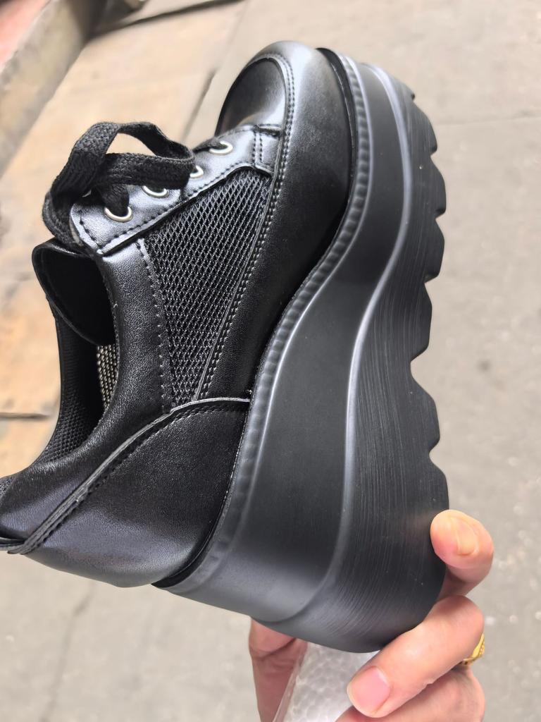 Модные женские кроссовки на платформе широкой полноты, массивная подошва, на шнуровке, удобные повседневные кроссовки в стиле "папа", модная белая спортивная обувь