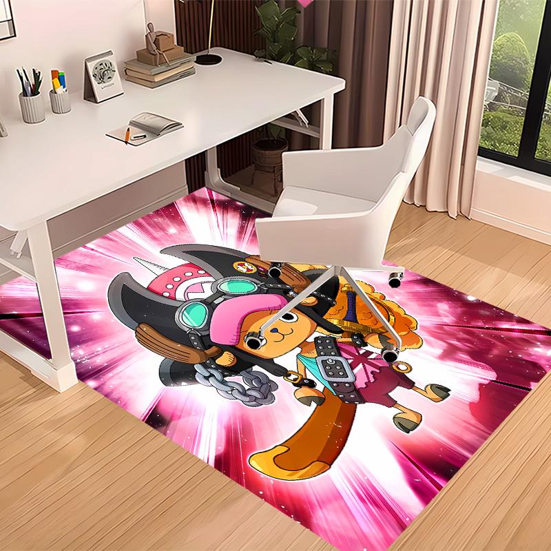 One Piece Tony Tony Chopper Printed Absorbent Washable Carpet, Non-Slip Bathroom Mats, Kitchen Rugs, Yoga Mat,Living Room Entrance, Camping Picnic Rug