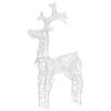 LED Reindeer Christmas Decoration 90 LEDs 60 x 16 x 100 cm Acrylic