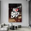 Мотивационные цитаты без выходных плакат и печать на холсте картина вдохновляет дизайн интерьера бодибилдинг тренажерный зал стены искусства декор комнаты