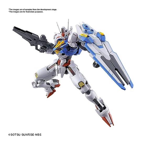 BANDAI SPIRITS HG Mobile Suit Gundam: The Witch from Mercury Gundam Aerial 1/144 Scale Color-Coded P