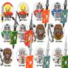 Medieval Military Knight Legion Hoplite Centurion Soldier Roman War Building Blocks Weapons Accessories Toys for Kids DY351-362
