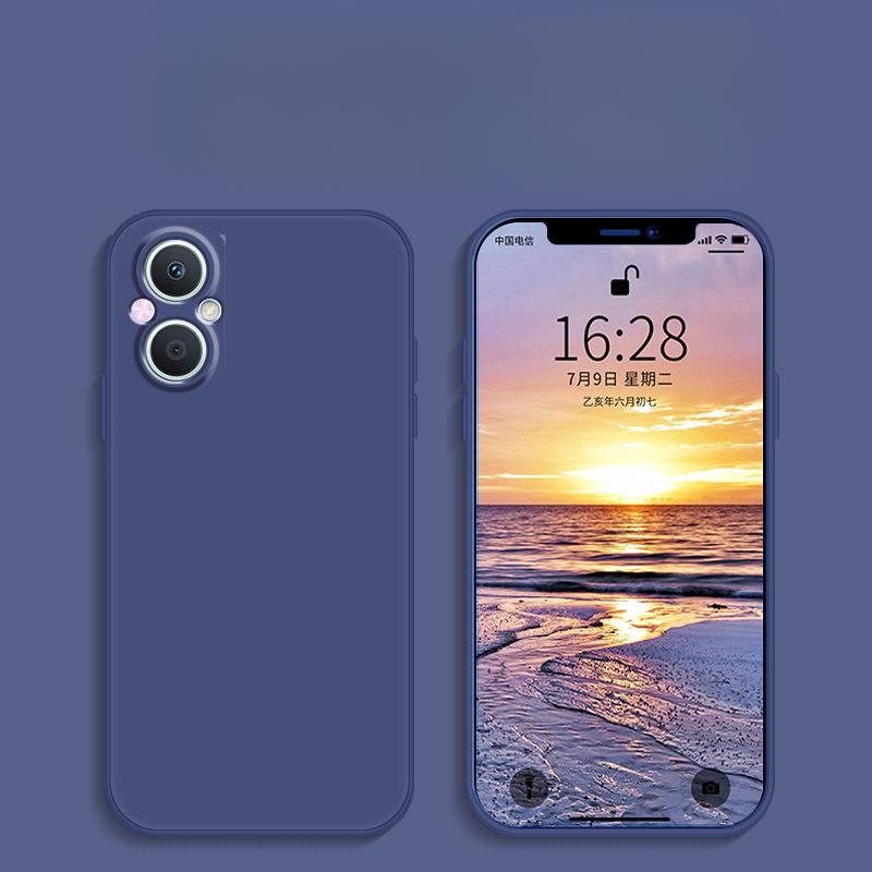 Подходит для чехла для мобильного телефона Oppoa96, защитный чехол, жидкий мягкий силикон, полностью закрывающий противоударный чехол для мужчин и женщин
