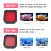 3Pcs Red Pink Purple Underwater Diving Filters Set for Gopro Hero 5   6