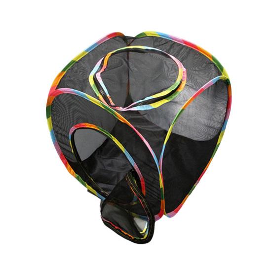 Сетчатый туннель для питомцев, складная труба-туннель для кошек, палатка, безопасный дышащий сетчатый вольер для маленьких