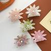 Trendy Classic Sunflower Hair Claw Rhinestone Elegant Temperament Hair Accessories Lady Style Acetate Hair Claw Clips For Women