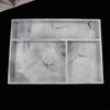 DIY Crystal Epoxy Tray Mold Classification Storage Box Tray Desktop Jewelry Tray Set Table Resin Silicone Mold