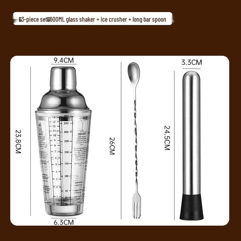 Cocktail Shaker Bartender Tool Set