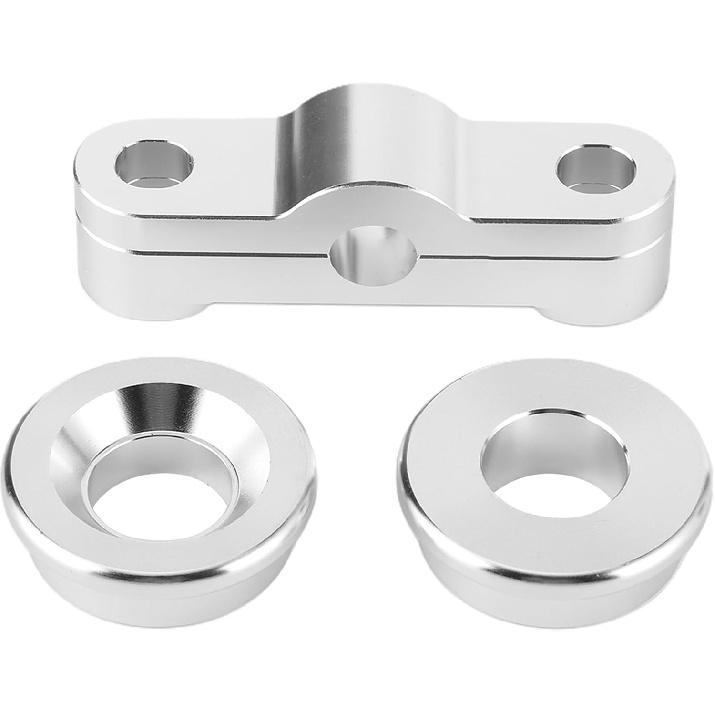 Acouto Shifter Bushing Kit Front Rear Shifter Bushing Kit Replace Aluminum Alloy Fit for Civic/Del Sol B16 B18 with B Series Engine