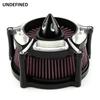 Motorcycle Air Filter Contrast Cut Turbine Air Cleaner Intake Filter For Harley Sportster XL883 1200 1991-2022 filtre a air moto