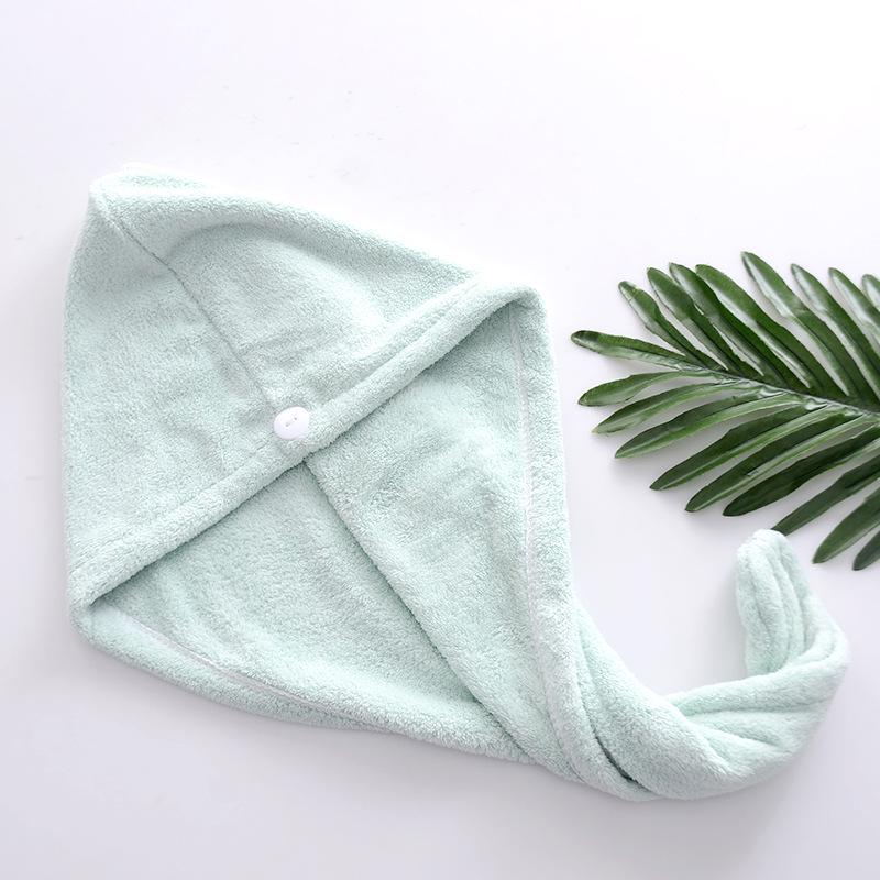 Мягкое впитывающее полотенце для волос из кораллового флиса и симпатичная повязка на голову для душа