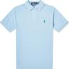 Polo Small Pony Embroidered Casual Short Sleeve Polo Shirt Men Tops Blue 710751221-004