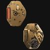 Часы Miyota Super 2035 Japan Quartz Movement Golden 2035 Three-Arch-Watch - Прочные металлические шестерни Лучшая цена и производительность
