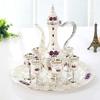 Rose wine creative liquor set wine European metal wine dispenser gift ornaments home bars  shot glasses set