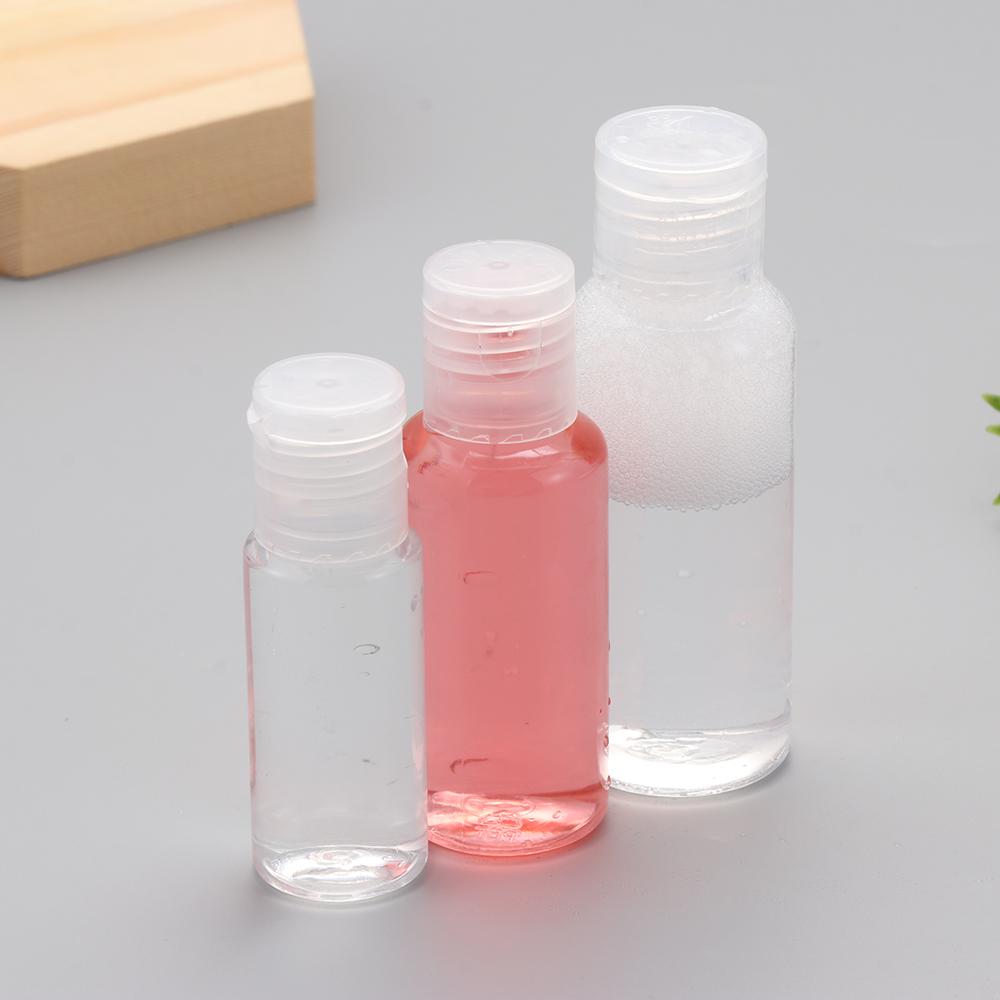 5-100ML Clear Makeup Empty Container Bottle Lotion Jar Shampoo Bottle Refillable