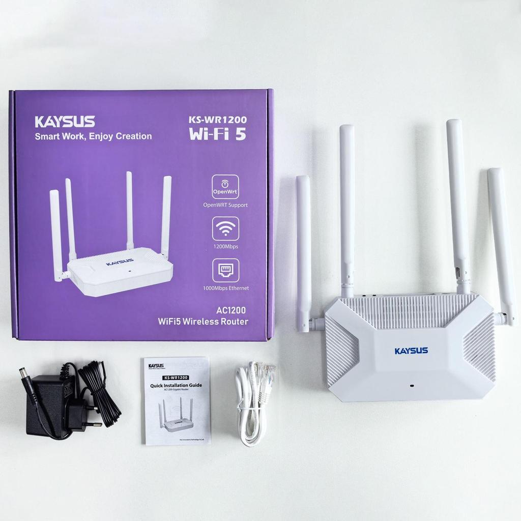 AC1200M Dual-Band 5G Gigabit Router for Whole Home High-Power WiFi Coverage