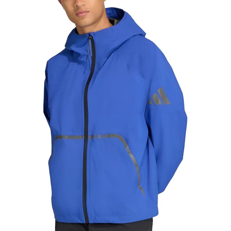 Adidas Jackets Men's Blue Hooded Moderate Other JW9101