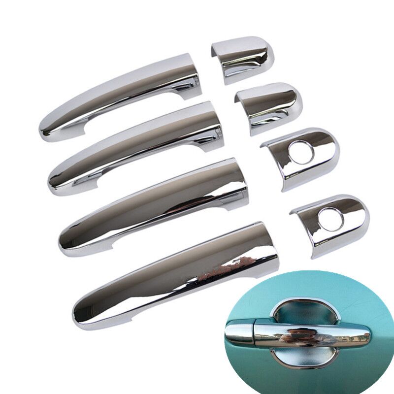 For Kia Sorento 2009 2010 2011 2012 2013 2014 Chrome Car Door Handle Cover Trim Sticker Styling Auto