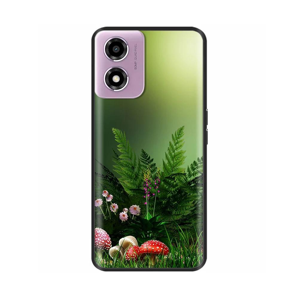 For Motorola Moto E14 Case Luxury TPU Soft Silicone Phone Cases Cover For Moto E13 E MotoE14 E 14 Shockproof Lovely Bumper Coque