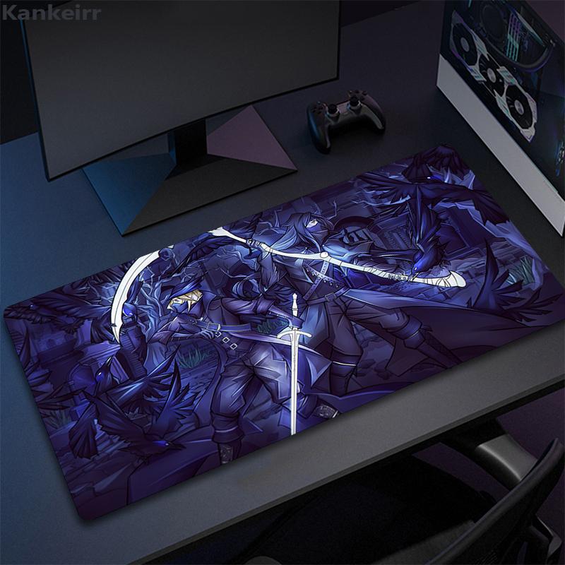 Game Bloodborne Large Pc Mousepad Gamer XL Desktop Decoration Computer Table Desk Mat Gaming Mouse Pad x Big Nonslip Carpet