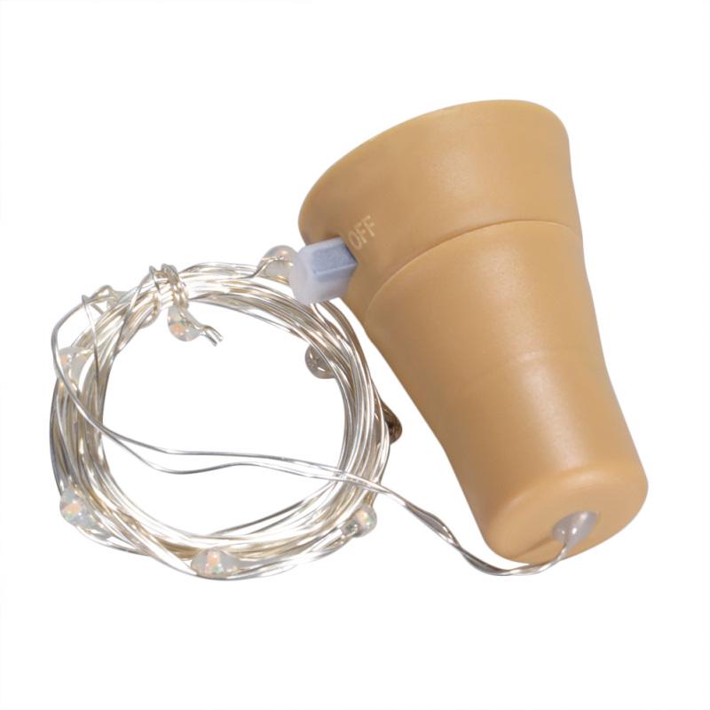 8LED/10LED солнечные батареи для бутылок вина в форме пробки, ночные огни, сказочная лампа, гирлянда