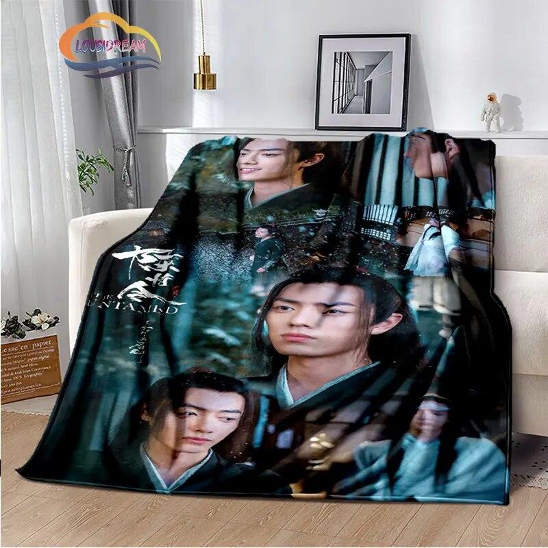 The Untamed Flannel Blankets Popular Tv Weiwuxian Blanket Portable Warm Blanket for Sofa Bed Soft Gifts Girls and Fans