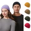 Source Autumn and Winter Short Knitted Wool Hats Men's and Women's Thermal Covers, Cold Hats, Melon Fur Hats, Yuppie Sailor Hats