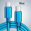 66 Вт Нейлоновый плетеный 1 м 2 м 3 м USB C Кабель для быстрой зарядки для 15 16 Pro Max Samsung S24 OPPO Кабель для зарядки