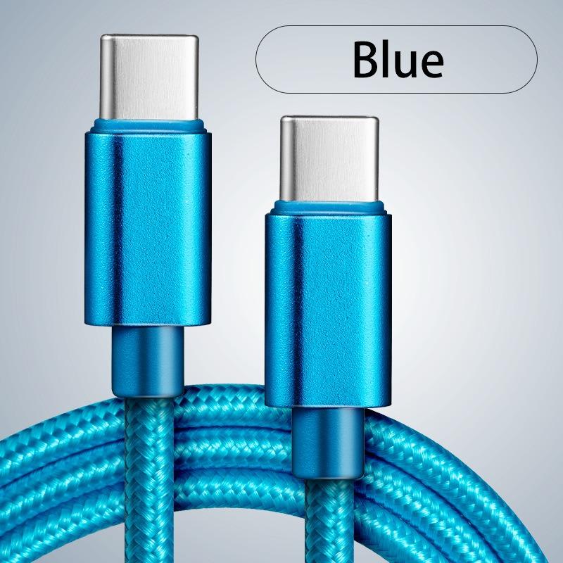66 Вт Нейлоновый плетеный 1 м 2 м 3 м USB C Кабель для быстрой зарядки для 15 16 Pro Max Samsung S24 OPPO Кабель для зарядки