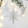 1Pcs Christmas Decoration Glitter Angel Hanging Xmas Tree Pendant Ornament for Home Decor New Year Gifts Navidad Accessories