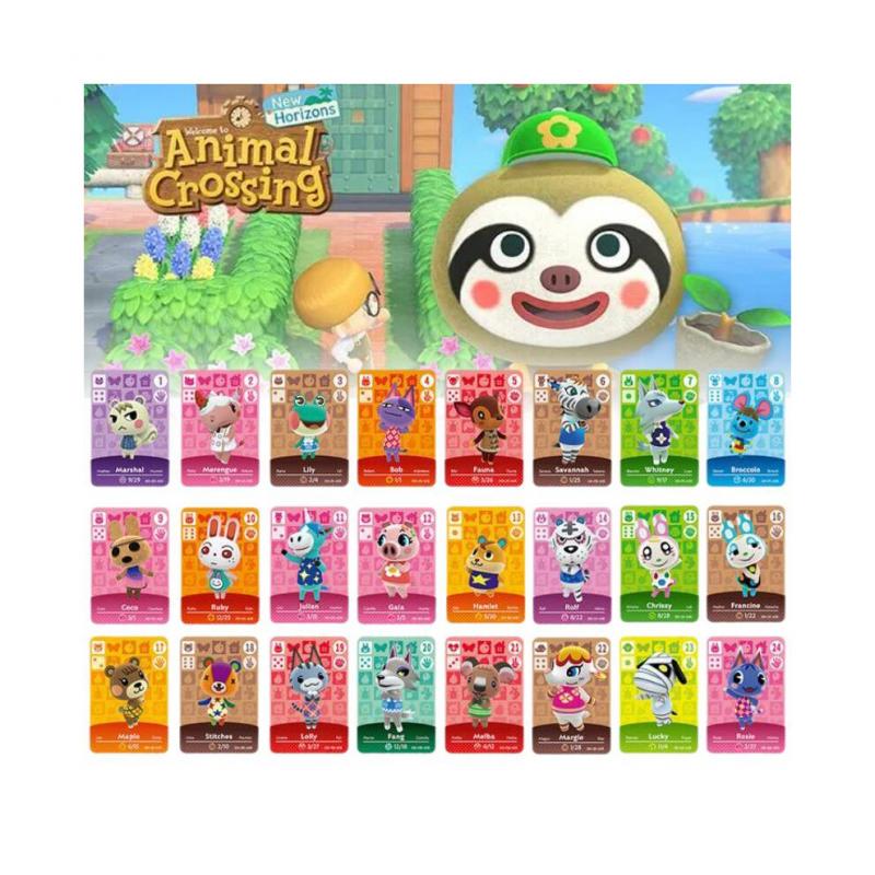 72pcs Mini Villager Role Animal Crossing Amiibo Nfc Tag Card Switch Wii U New3ds