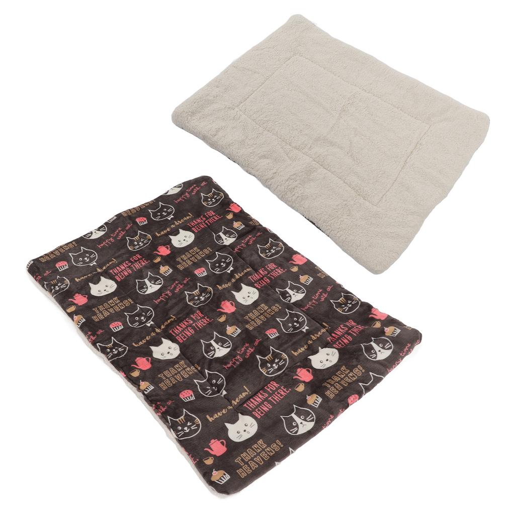 Pet Blanket Flannel Lambswool Soft Warm Cute Pattern Dog Furniture Cover for Puppy Cat55x42cm