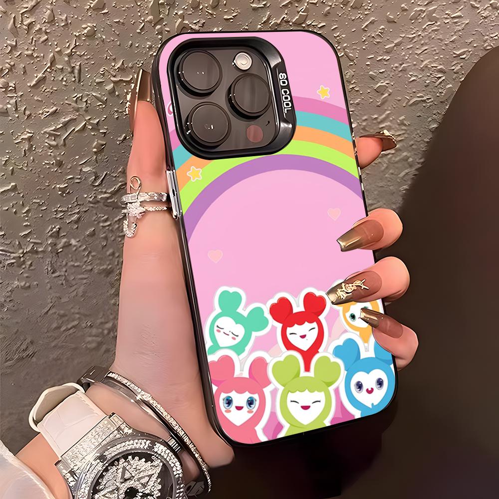 Laburi Twice-Lovelys Phone Case For IPhone17 Air 16 15 14 Plus 13 12 11 Pro XS Max Silver Black Bumper Case