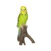 Ubia Mini X 5 X Doll Animal Garden Budgie, Yellow-Green, 6.5 10.6 Cm, Figurine, Ornament, Decor, Bird, H14262-B