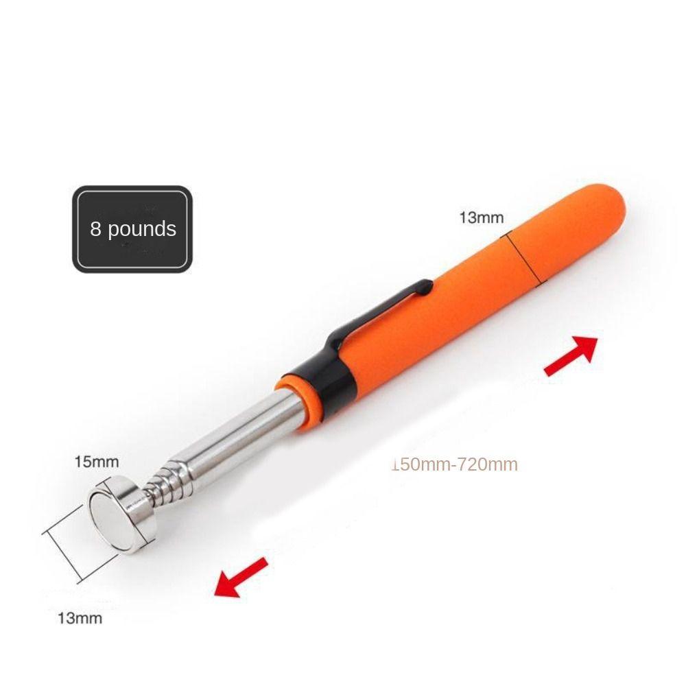 Long Reach Pen Magnet Stick Gadget Pickup Rod Stick Magnetic Pick-Up Tools Telescopic Magnetic Pen