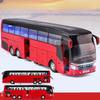 New 1/32 Alloy Single-layer Bus Car Model Toys Diecast Simulation Metal Business Bus Vehicle Sound Light Pull Back Children Gift Toy