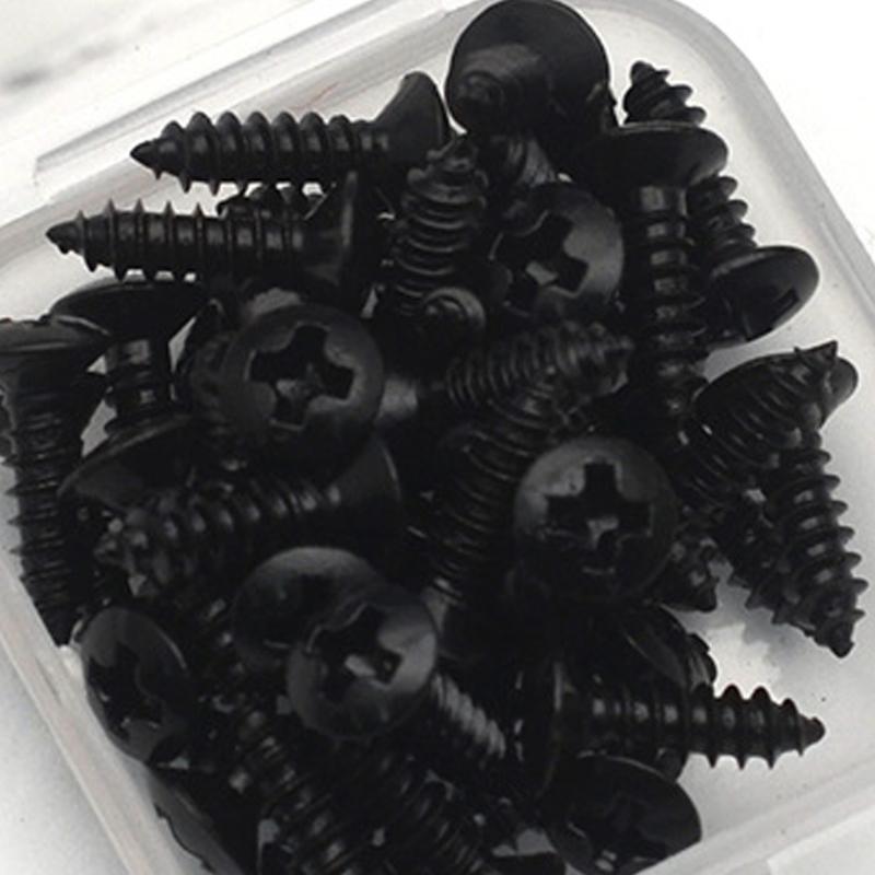 Precisions Bass Guitar Screws Pickguard Mounting Hardware Anti Corrosion Metal Bulk Replacement Bass Screws