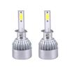 2Pcs C6 H1/H4/H7 Car LED Headlight Bulb 6000K Super Bright Light Driving Lamp